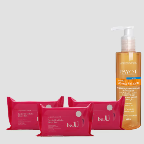 kit sabonete facial e demaquilante
