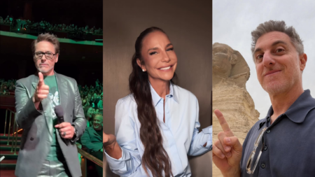 Robert Downey Jr., Ivete Sangalo e Luciano Hulk