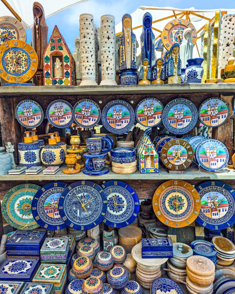 Artesanato da Feira de Pedra Sabão