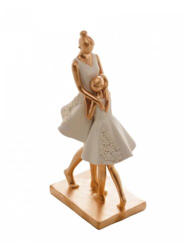 Escultura mãe e filha