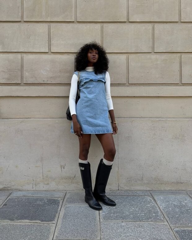 looks com vestido no inverno