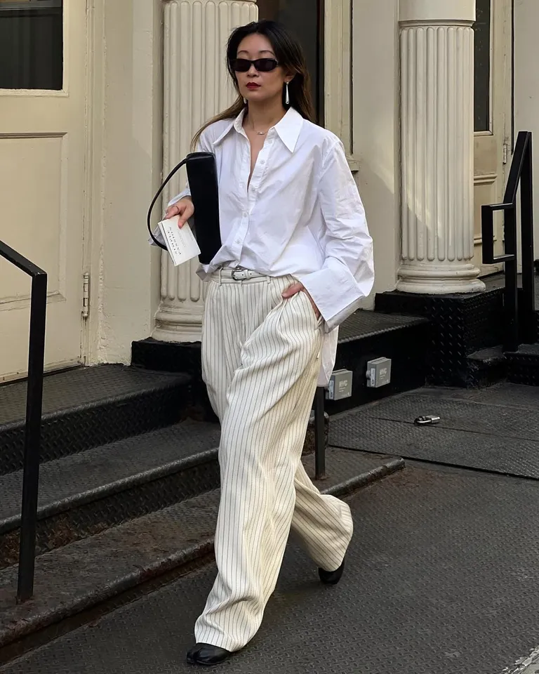 looks com calça de alfaiataria