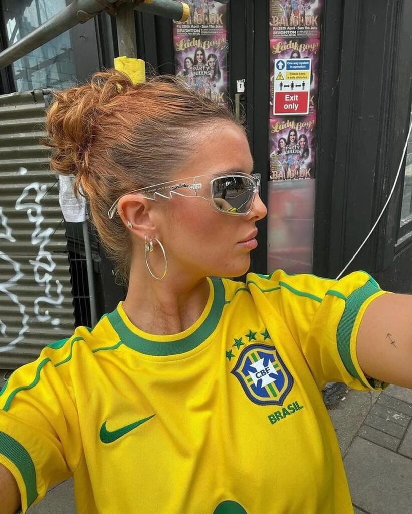 looks para a copa do mundo com camisa do brasil