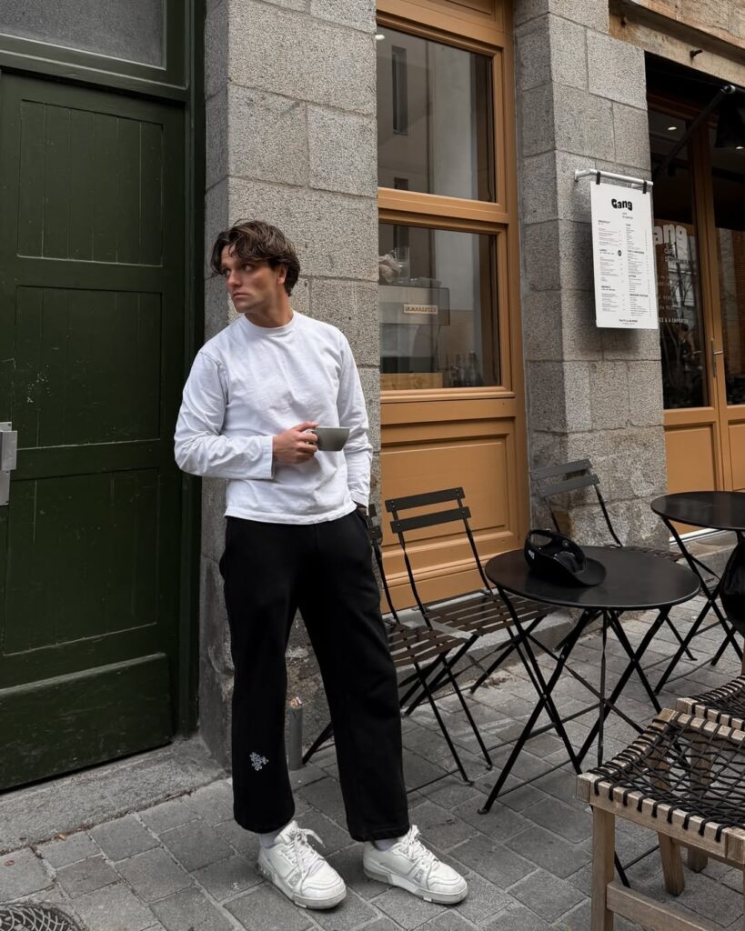 Look masculino com tênis casual