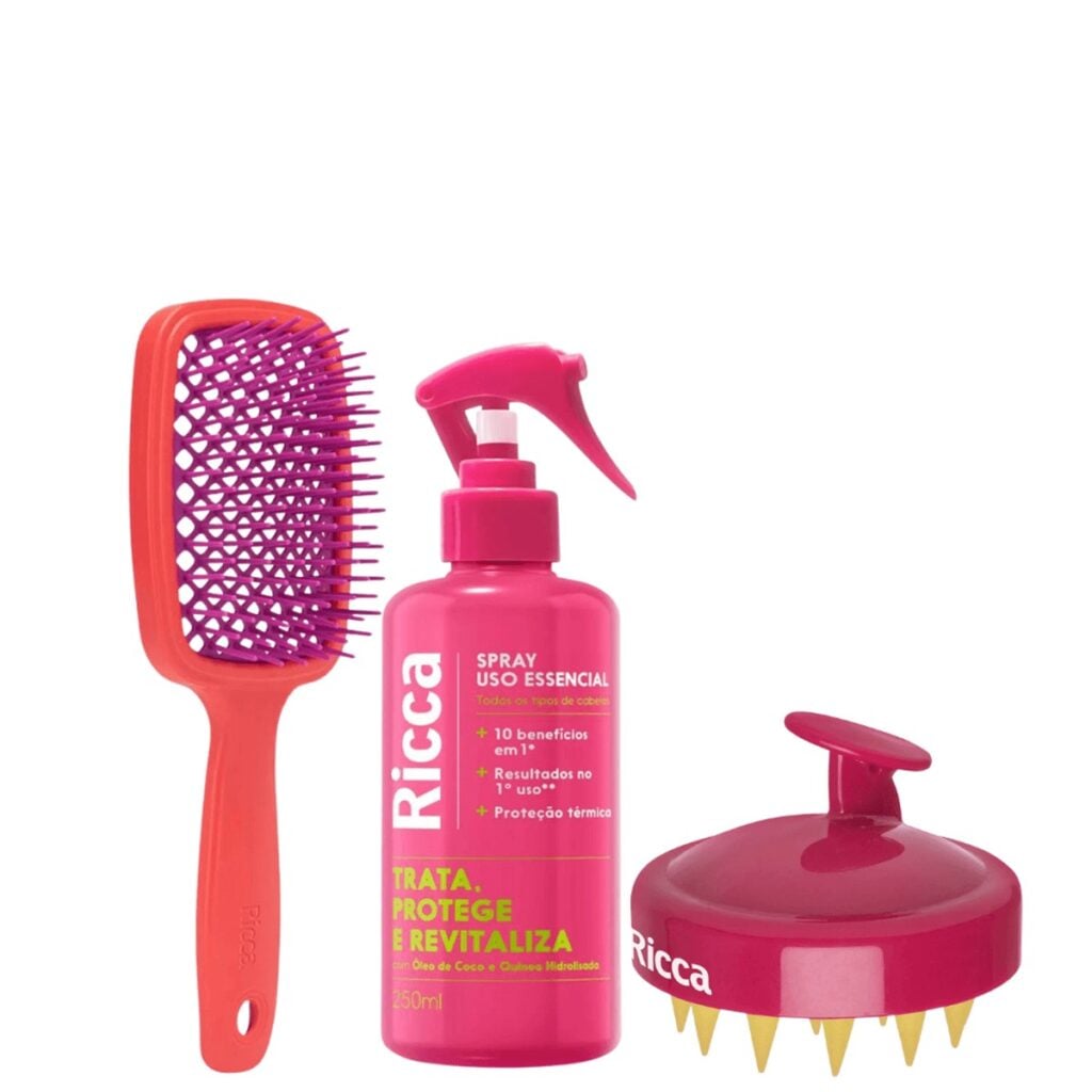 Kit Spa Capilar Ricca,  R$ 107,97