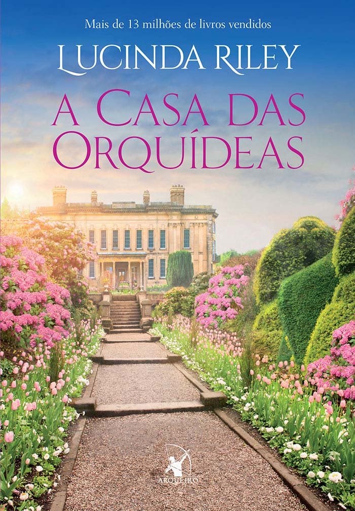 Capa do livro A casa das orquídeas, de Lucinda Riley 