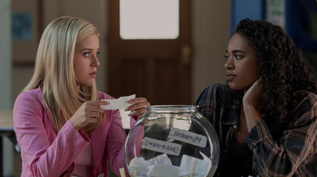 Atrizes Lexi Minetree, Chandler Kinney, de Elle