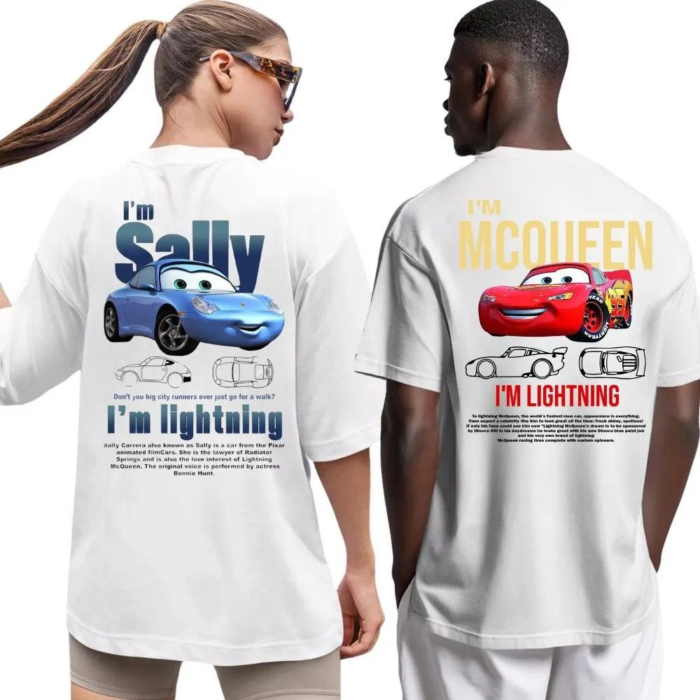 camiseta casal Carros