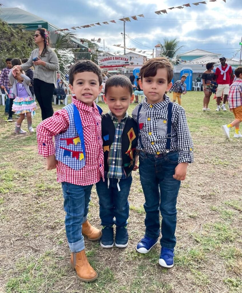 Look de São João infantil para menino