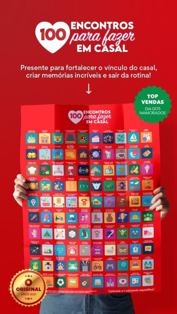 raspadinha em casal presente Dia dos Namorados