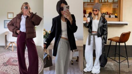 Looks com calça de moletom feminina para o inverno