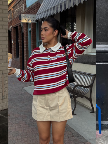 Looks com camisa polo listrada
