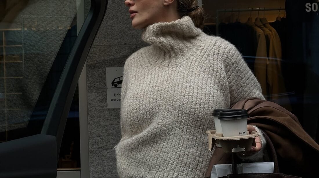 looks com suéter de trico