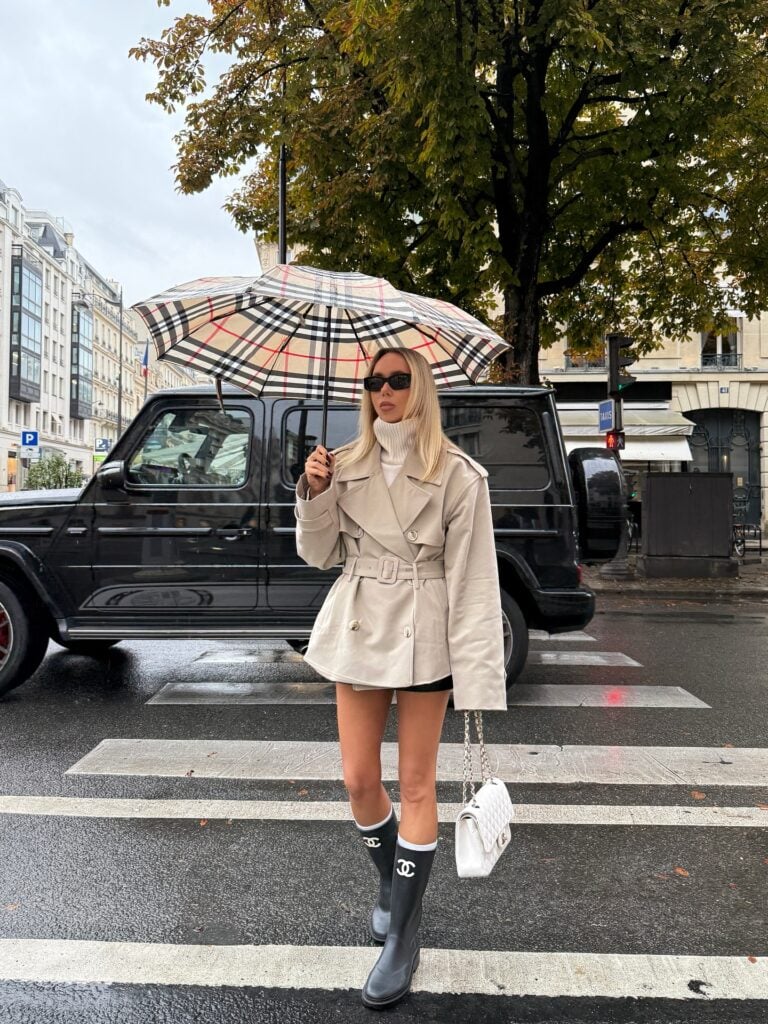 Trench coat curto é a tendência que está dominando o inverno